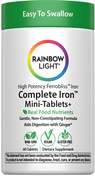 Complete Iron Mini-Tablets + Real Food Nutrients, 60 Vegan Mini-Tablets