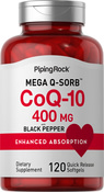 CoQ10 แบบดูดซึมได 120 ซอฟต์เจลแบบปล่อยตัวยาเร็ว