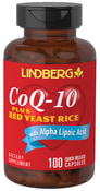 CoQ10 พร้อมข้าวยีสต์แดง 100 แคปซูลแบบปล่อยตัวยาเร็ว