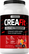 Fórmula de transporte de creatina CreaFit (sabor Fruit Punch) 4 lb (1.814 kg) Botella/Frasco