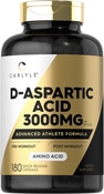 D Aspartic Acid , 3000 mg (per serving), 180 Quick Release Capsules