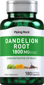 Dandelion Root 1800 mg (per serving) 180 Capsules