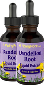 Dandelion Root Liquid Extract Alcohol Free 2 Dropper Bottles x 2 fl oz (59 mL)