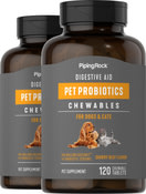 Bantuan pencernaan probiotik untuk Anjing & Kucing 120 Tablet Boleh Kunyah
