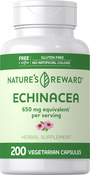 Echinacea, 650 mg (per serving), 200 Vegetarian Capsules