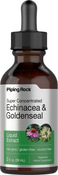 Ekstrak Cecair Echinacea & Goldenseal Glycerite Bebas Alkohol 2 fl oz (59 mL) Botol Penitis