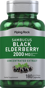 Elderberry Sambucus, 2000 mg (per serving), 180 Quick Release Capsules Elderberry Sambucus, 2000 mg (per serving), 180 Quick Release Capsules
