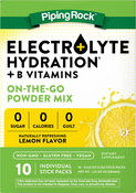 Penghidratan Elektrolit + Vitamin B (Lemon yang Menyegarkan Secara Semula Jadi) 10 Pek