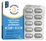 Extra Care Digestive Go-Pack Probiotic 30 Billion CFU 30 Vegetarische Kapseln