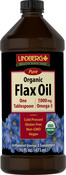 Aceite de lino (Orgánico) 16 fl oz (473 mL) Botella/Frasco