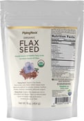 Organic Flax Seeds 16 oz (454 g) Bag