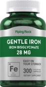 Gentle Iron (Iron Bisglycinate) , 28 mg, 300 Quick Release Capsule