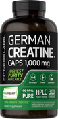 German Kreatin-Monohydrat (Creapure) 300 Kapseln