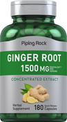 Ginger Root, 1500 mg (per serving), 180 Quick Release Capsules