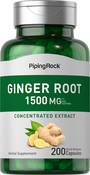 Ginger Root , 1500 mg (per serving), 200 Quick Release Capsules