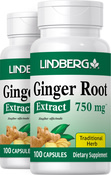 Ginger Root Extract, 750 mg, 100 Capsules