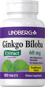 Extracto de Ginkgo Biloba Estandarizado 180 Tabletas