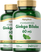Ginkgo Biloba extrait normalisé 240 Gélules à libération rapide