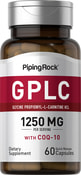 GPLC GlycoCarn Propionyl-L-Carnitine HCl with CoQ10 60 Capsules
