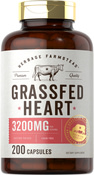 Grass Fed Beef Heart, 3200 mg (per serving), 200 Capsules