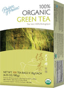 Buy Organic Green Tea Bags 100 Bags