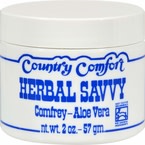 Herbal Savvy Comfrey-Aloe Vera-Creme 2 oz (57 g) Glas