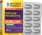 Immune Probiotic Go Pack, 25 Billion CFU, 30 Vegan Capsules Immune Probiotic Go Pack, 25 Billion CFU, 30 Vegan Capsules