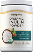 Probiotisk Inulin-FOS-pulver (Økologisk) 15 oz (425 g) Flaske