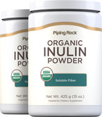 FOS prebiotico inulina in polvere (Biologico) 15 oz (425 g) Bottiglie