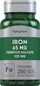 Iron Ferrous Sulfate 65mg 250 Coated Tablets
