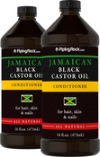 Sort jamaicansk ricinusolje 16 fl oz (473 mL) Flaske