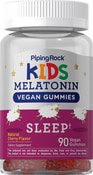 Kids Sleep Melatonin Gummies (Natuurlijke Kers) 90 Veganistische snoepjes