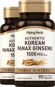 Koreanischer Ginseng (Panax-Ginseng) 90 Kapseln mit schneller Freisetzung