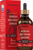 Estratto liquido di ginseng panax rosso coreano senza alcool 4 fl oz (118 mL) Flacone contagocce