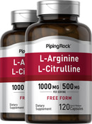 L-arginina 500 mg e citrulina 250 mg 120 Cápsulas de Rápida Absorção
