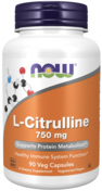 L-Citrulline, 750 mg, 90 VegCaps