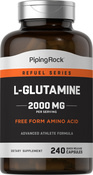 L-Glutamina, 2000 mg (Setiap Sajian) 240 Kapsul Lepas Cepat