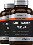 L-Glutamine 2000 mg (per serving)  2 Bottles x 240 Capsules