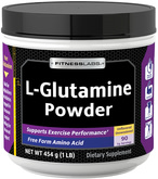 Pó de L-glutamina 1 lb (454 g) Frasco