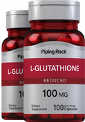L-Glutathione (Reduced) 100 mg 2 Bottles x 100 Capsules"