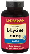 L-lisina (forma livre) 250 Comprimidos vegetarianos