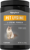 Serbuk L-Lysine untuk Kucing  12 oz (340 g) Botol