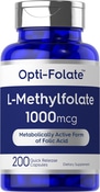Comprimidos L-Methifolato 1000 mcg 200 Cápsulas de Rápida Absorção