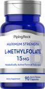 L-Methylfolate 1000 ไมโครกรัม ชนิดเม็ด 90 แคปซูลแบบปล่อยตัวยาเร็ว