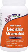 Grânulos de Lecitina sem OGM 2 lb Frasco