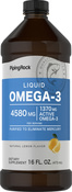 Folyékony Omega-3 (természetes citrom) 16 fl oz (473 mL) Palack