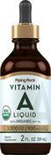 Liquid Vitamin A (Organic), 3000 IU, 2 fl oz (59 mL) Dropper Bottle