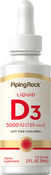 Vitamina líquida D3  2 fl oz (59 mL) Frasco conta-gotas