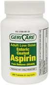 Aspirin Dos Rendah 81 mg Kemasukan Dilapisi 300 Tablet