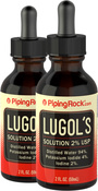 Soluté de Lugol iodé (2 %) 2 fl oz (59 mL) Compte-gouttes en verre